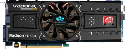 Sapphire Sapphire HD 5870 Vapor-X - Front