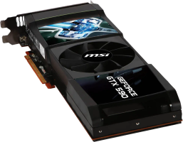 MSI GeForce GTX 590 - Side