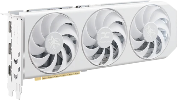 PowerColor Hellhound Spectral White AMD Radeon RX 9060 XT - Side