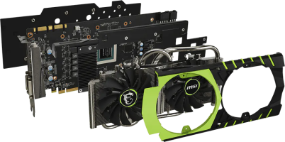 MSI GeForce GTX 970 Gaming 100ME - Side