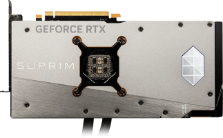 MSI GeForce RTX 4090 SUPRIM LIQUID - Rear