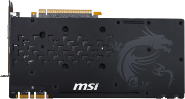 MSI GeForce GTX 1070 Ti GAMING - Rear