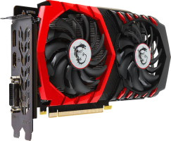 MSI GeForce GTX 1050 GAMING X - Side